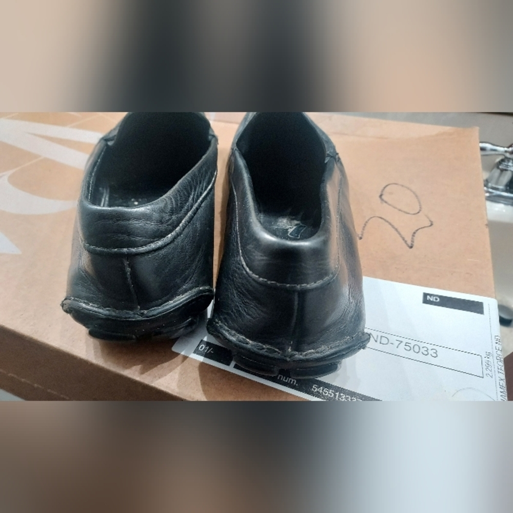 Prada Black Loafers Slip-On Minimalist Design - Picture 7 of 13